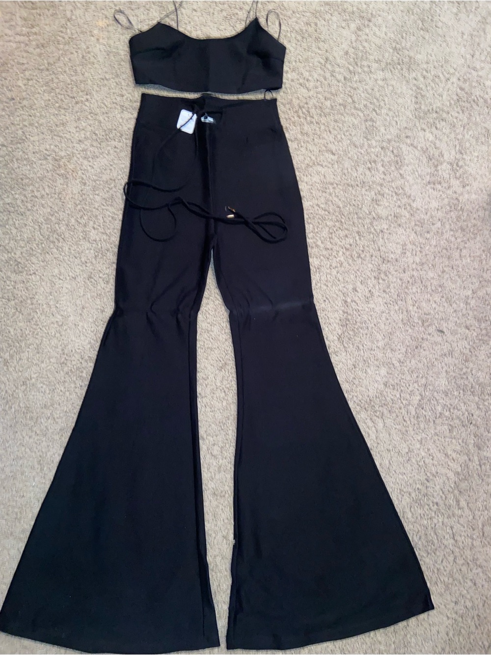Fashion nova Black High-Waist Flared Pants - Women's